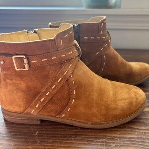 Brown Suede Ankle Boots